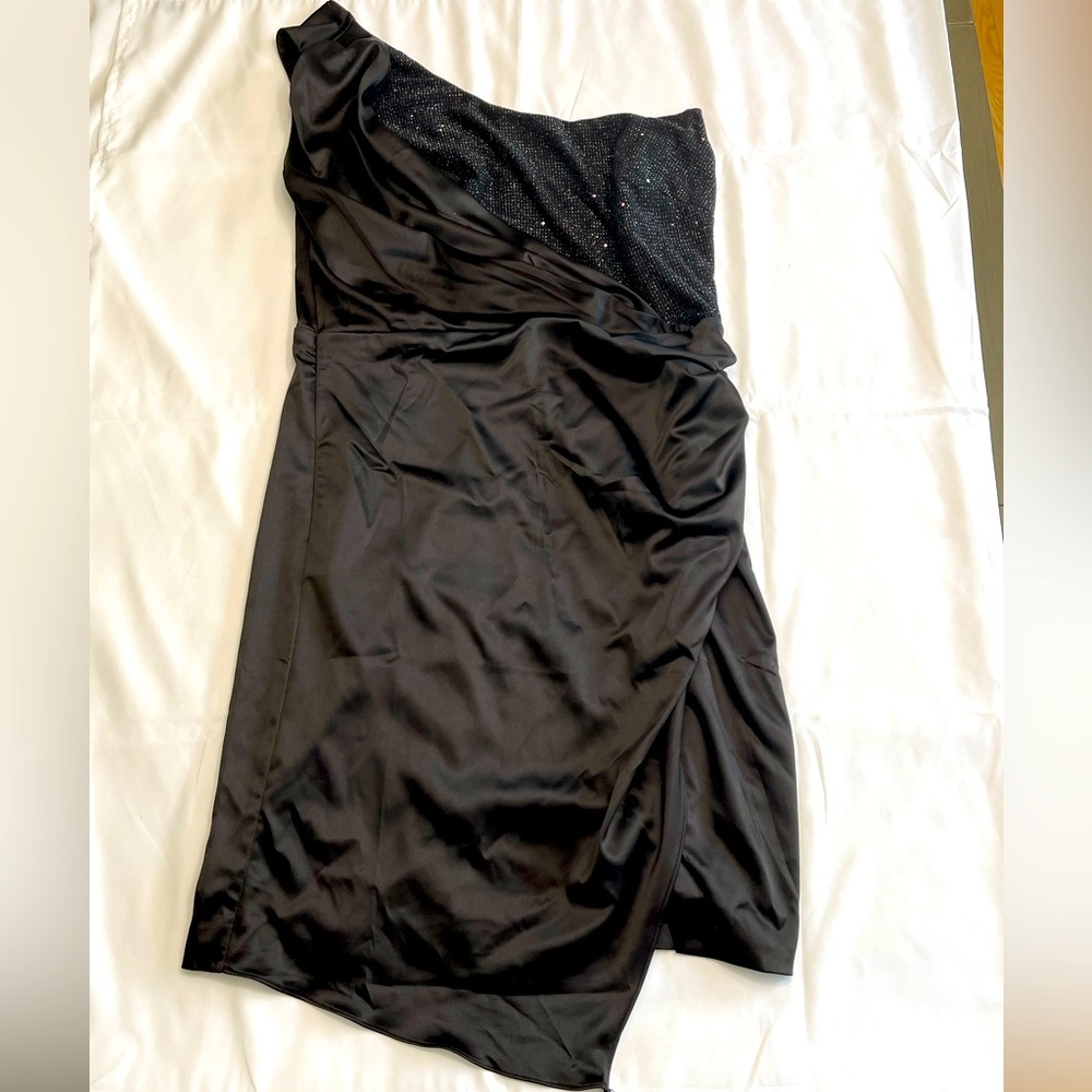 One Shoulder Little Black Dress